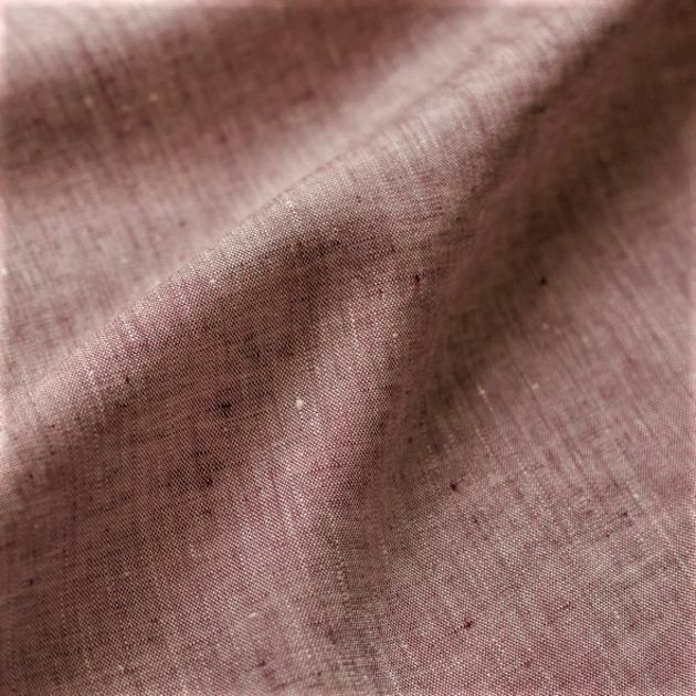 275ö - GOTS linen in many colours Pink