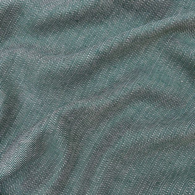 750 - NEU! Fischgrat garngefärbt Grün Vorderseite